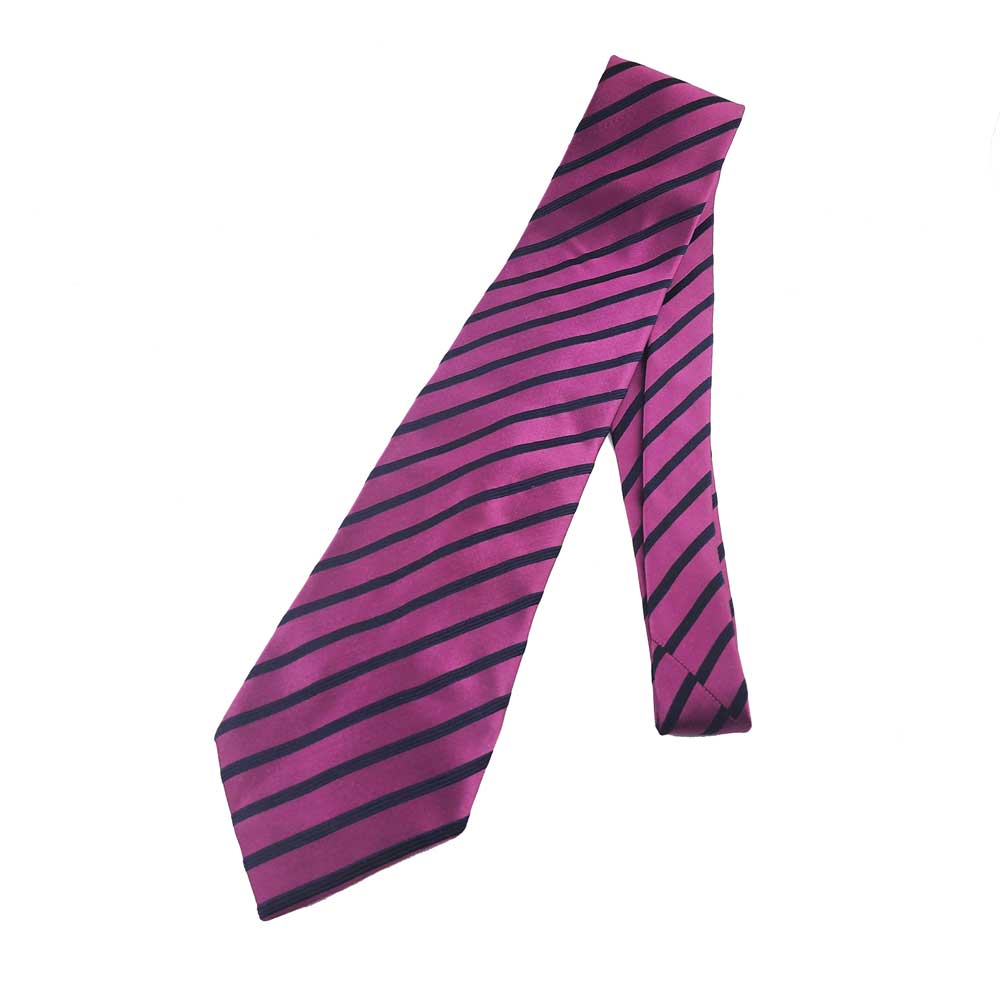 Stefano Ricci 64″ Magenta Striped Neck Tie